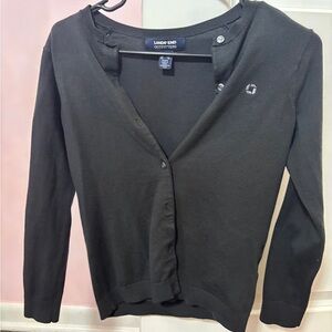 Lands' End Women's Classic Black Cardigan